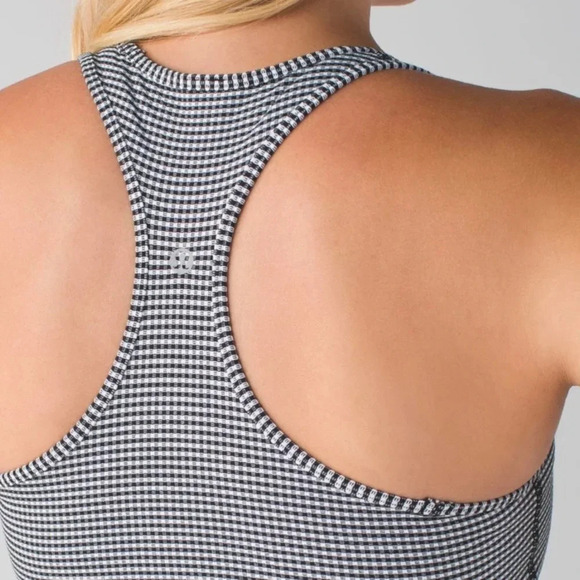 Lululemon Cool Racerback
Gingham Luon White Black - Picture 5 of 9